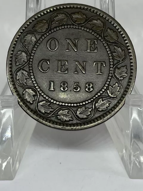 1858-Canada Large Cent Very Good