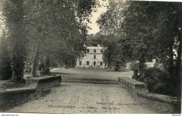 11456 cpa 95 Bellefontaine - le château vue du Parc