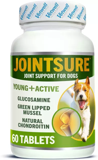 JOINTSURE Young & Active Joint Supplements for Dogs and Puppies Aids Joint - of