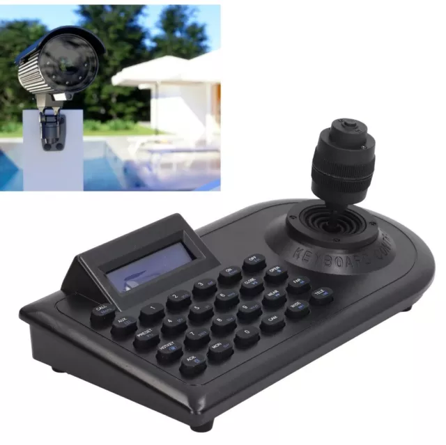 LCD Analog PTZ Camera Keyboard W/4D Joystick PTZ Speed Dome Camera Controller 2