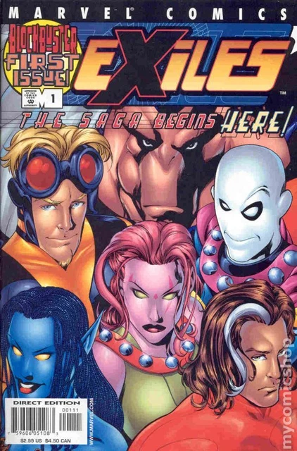 Exiles #1 VF 2001 Stock Image