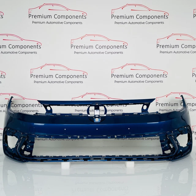 VW POLO FRONT Bumper Genuine Blue Mk6 R-Line 2022 - 2024 [AC4] £259.00 ...