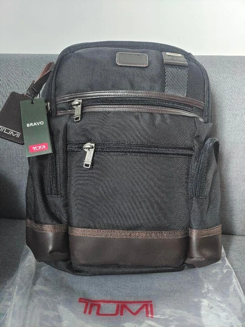 TUMI ALPHA BRAVO Backpack Bag Backpack 222681HK2 Black & Brown From Japan NEW