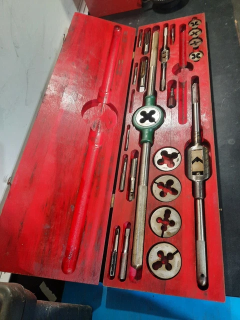 Heavy-Duty Tap & Die Set 1/4-28 -1"-14