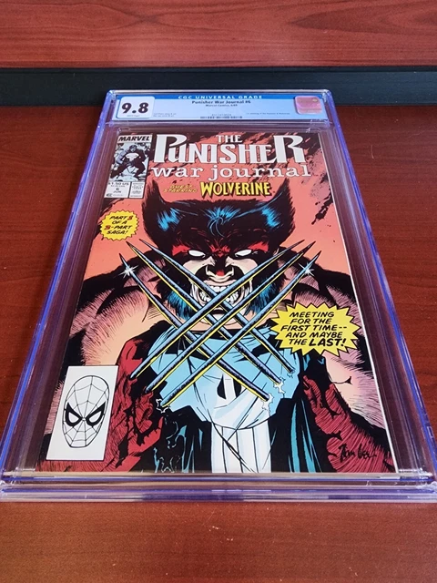 The Punisher War Journal #6 1st Battle of Punisher vs Wolverine CGC 9.8 GRADED