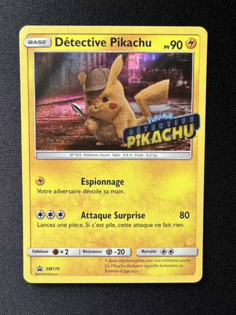 Carte Pokémon - Détective Pikachu SM170 - Holo - Promo Blackstar - FR