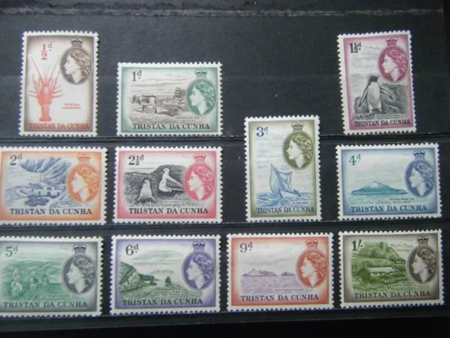 Tristan Da Cunha QEII 1954 Issue to 1/- SG14-24 MM