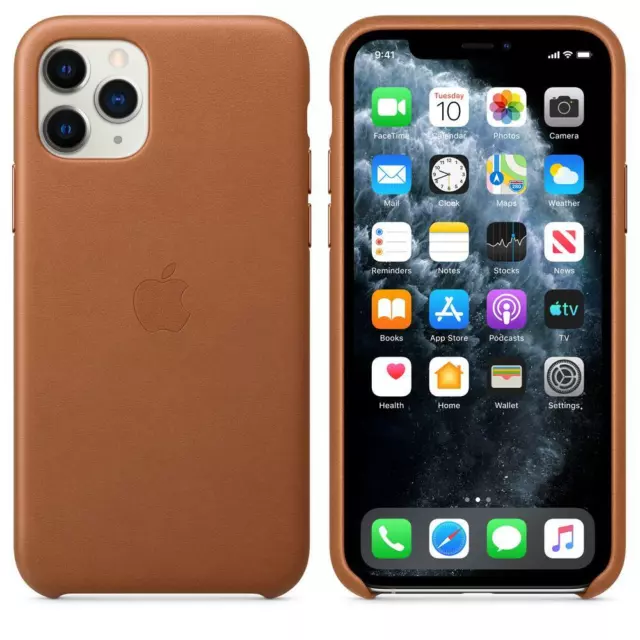 Genuino/Oficial Apple Funda de Piel Para IPHONE 11 Pro - Silla Marrón - Nuevo