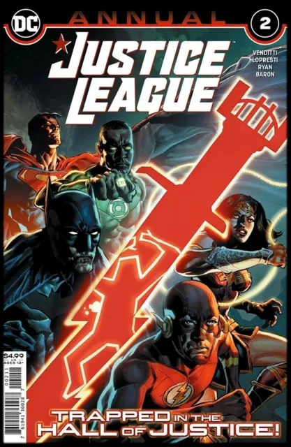 Justice League Annual #2 Nov 2020 Batman Flash Superman Dc Nm Comic Book 1