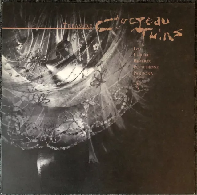 Cocteau Twins Treasure - UK vinyl LP CAD412 4AD 1984, matt cover