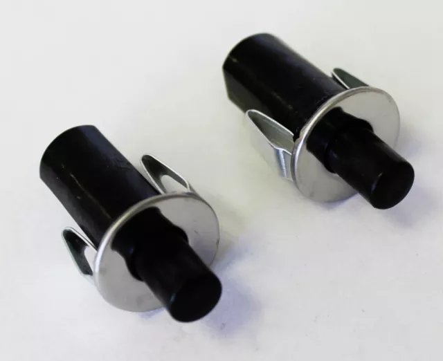 NEW 1965-1967 Ford Mustang Door Courtesy Light Switch at Door Jamb Stainless Set
