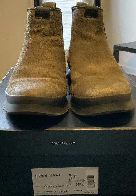 cole haan men's pinch utility waterproof chelsea boot