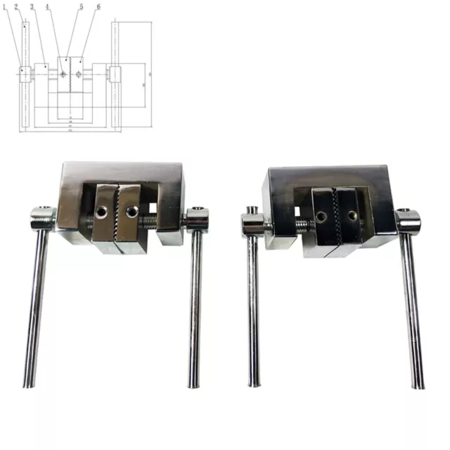 One Pair Of Sheet Block Material Push Pull Meter Destructive Power Test Fixture