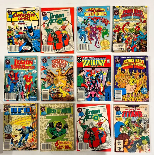 Lot Of 11 Best Of Dc Blue Ribbon Digests-Superman/ Green Arrow & Lantern + 1982