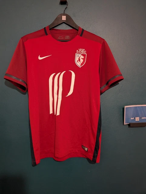 Maillot LILLE LOSC n°9 UMBRO rétro vintage coton shirt football oldschool XL | eBay