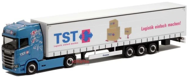 Herpa Camion modèle Scania CS 20 HD Treuil de Plancher Coulissant