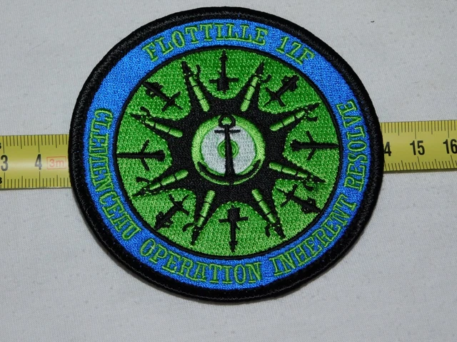 PATCH AÉRONAVALE FLOTTILLE 35F Courbet Mistral Jeanne d'Arc 2017