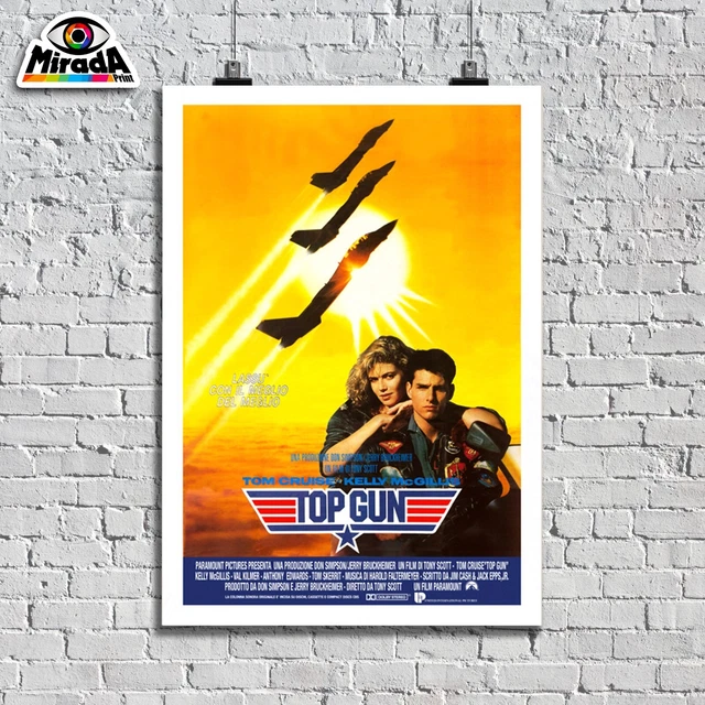AFFICHES MANIFESTO TOP Gun 1986 Tom Cruise Haute Définition Affiche