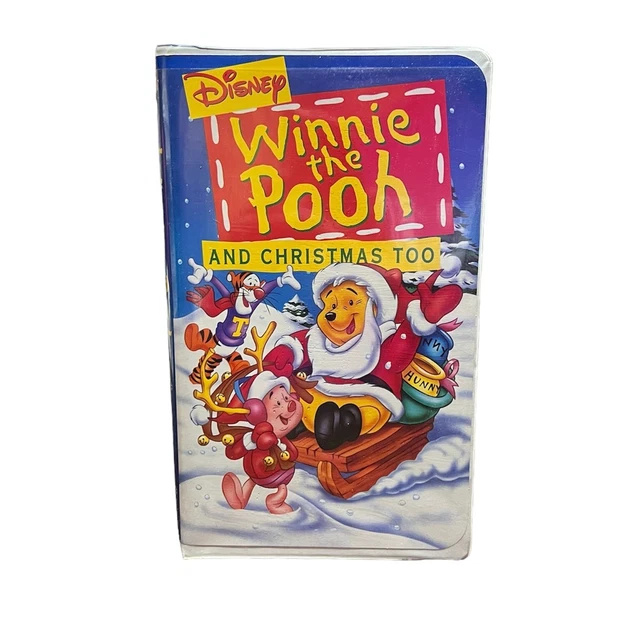 WINNIE THE POOH and Christmas Too VHS EMPTY Clamshell Movie Case £2.86 ...