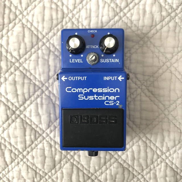 BOSS CS-2 Compression Sustainer Guitar Effects Pedal Made In Japan *US Seller