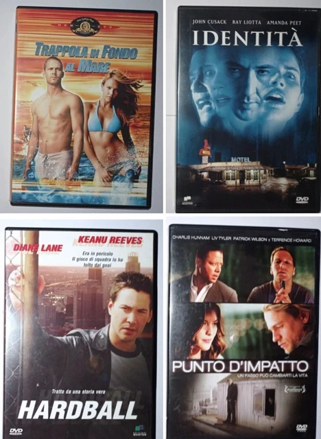 DVD TRAPPOLA IN Fondo Al Mare + Hardball + Identità + Punto D Impatto