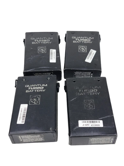 Lot of 4 Quantum Turbo Battery with Shoulder Strap
