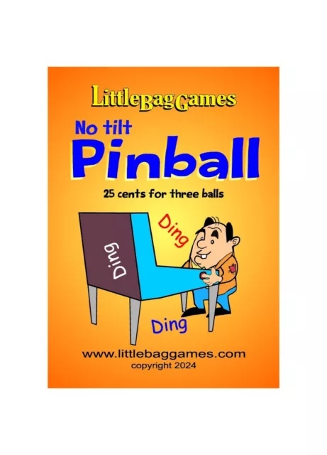 Pinball - by Little Bag Games - Very fun game - New - No Tilt Pinball