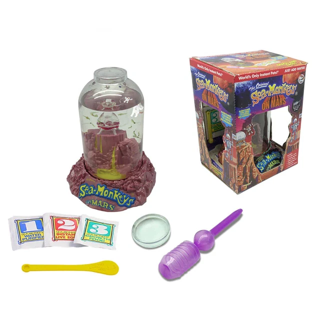 The Original Sea Monkeys Ocean Zoo Marine On Mars Tank Aquarium Pets Kids Toys