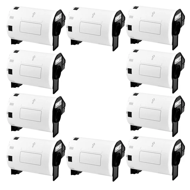10Rolls 1.9" x 4" Large Paper Multi-purpose Labels DK-1240 for Brother QL-1050
