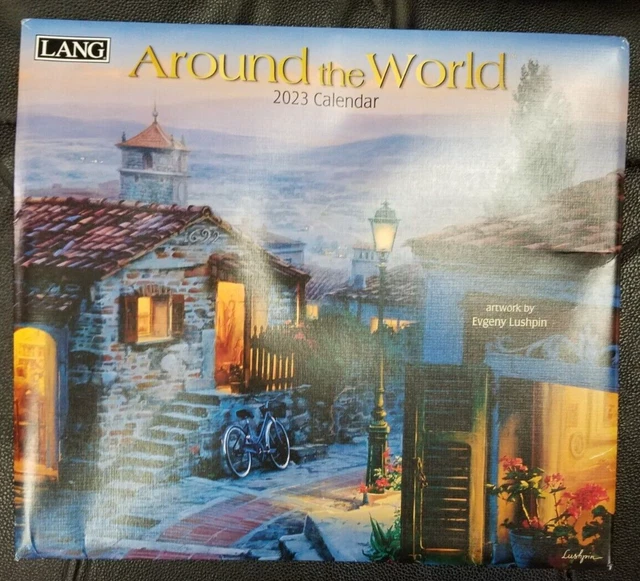 LANG 2023 AROUND THE WORLD Wall Calendar by Evgeny Lushpin £16.35