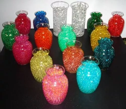 Deco beads water crystal accents ,Water Beads Vase Filler centerpiece  decoration