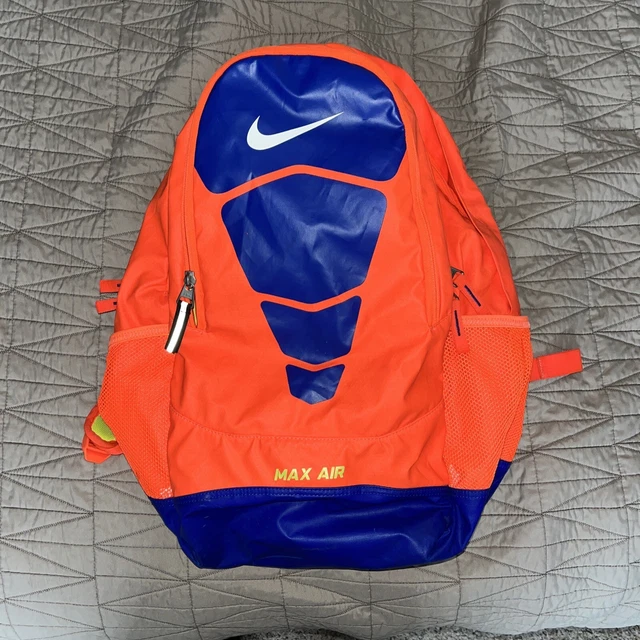 Nike Max Air Vapor Backpack Bookbag Orange Blue Volt