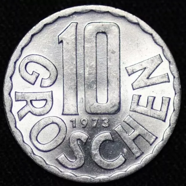 AUSTRIA ~ 1973 ~ 10 Groschen ~ ( 1 COIN ONLY ) World Coin ☘️ W-#177 ☘️