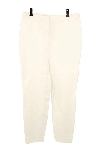 DKNY Jeans Donna Tgl 36 Nuovo Bianco Jeans Denim Jeans Pantaloni Donna