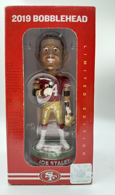 NIB SF 49ERS JOE STALEY SGA 2019 LE BOBBLEHEAD niners