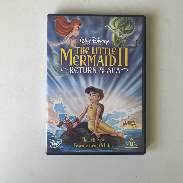 THE LITTLE MERMAID II Return To The Sea (DVD) Region 2 Uk release £3.