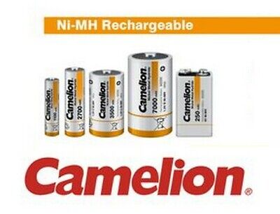 Camelion 2 Camelion AAA Rechargeable 1000mAh Piles 2BL Batterie NI-MH 1.2V HR03 Neuf 