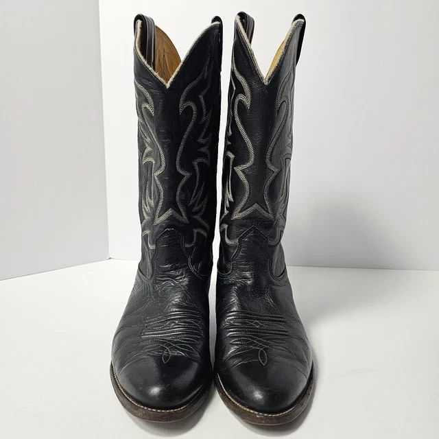 Bottes Cowboy Nocona – Homme – Taille UK 7 (US 9) – Cuir Marron – Portées