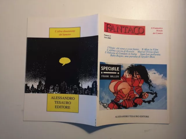 Fantaco N.2 Speciale Frank Miller Tesauro Editore 1991