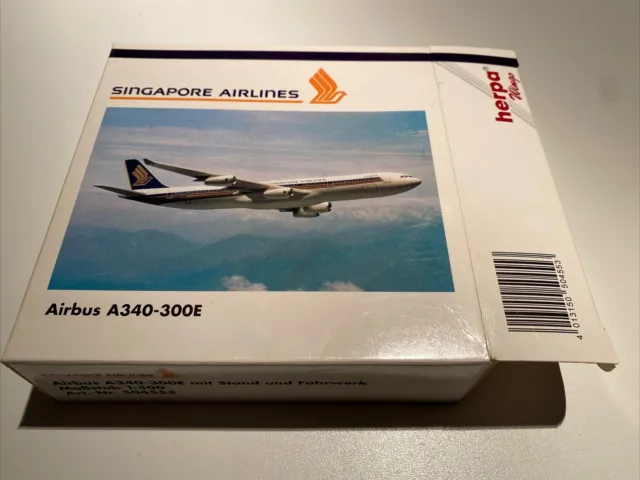 Herpa Wings No 504553 - Airbus A340-300E Singapore Airlines - 1:500 "Neu" in OVP