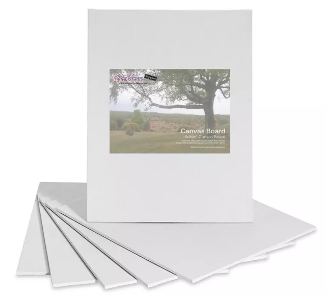 ARTIST BLANK CANVAS BOARDS ACRYLIC & OIL PAINTING COTTON DUCK GESSO ...