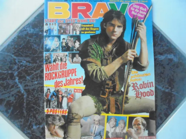 BRAVO 46/1984 TB:Michael Praed! (Robin Hood)/Nena/SS:Duran Duran/H. Grönemeyer!