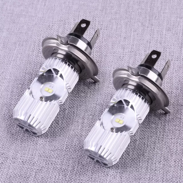 2x H4 HS1 Headlight Bulbs Hi/Low Beam Motorcycle ATV UTV New