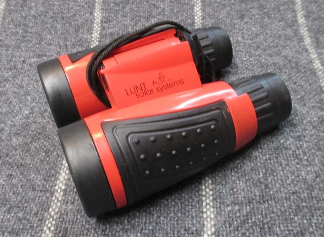 Lunt Solar Systems Mini White Light SUNoculars 6x30 Solar Viewing Binoculars Red