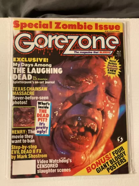 GoreZone Magazine #9 September 1989 FANGORIA The Laughing Dead