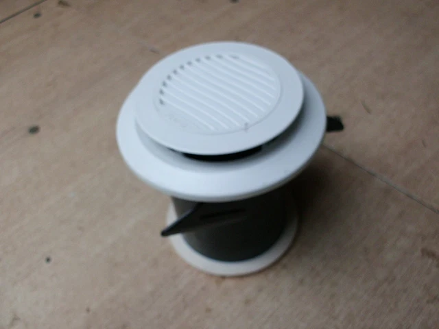 Bouche VMC BOREA avec manchette placo 3 griffes diam. 80mm NATHER 545528 NATHER