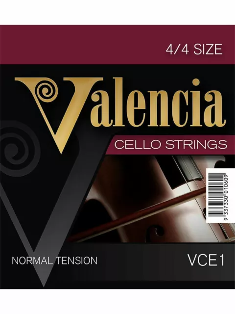 Valencia 4/4 Full Size Cello Strings