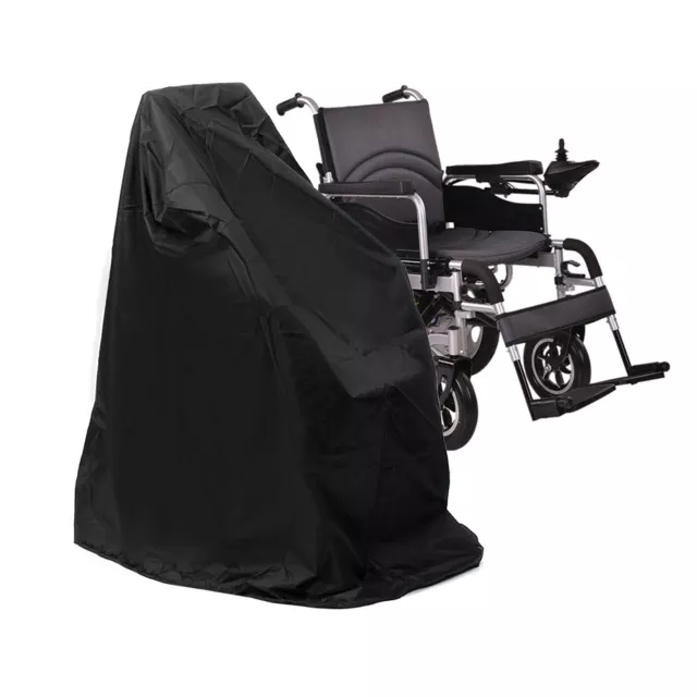Cubierta plegable para silla de ruedas a prueba de viento funda antipolvo impermeable lona de cubierta