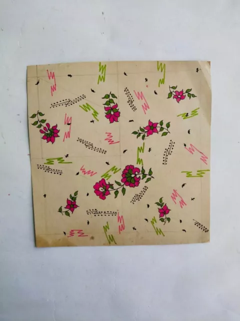 Vintage Textile handmade design rare piece of art collectibles