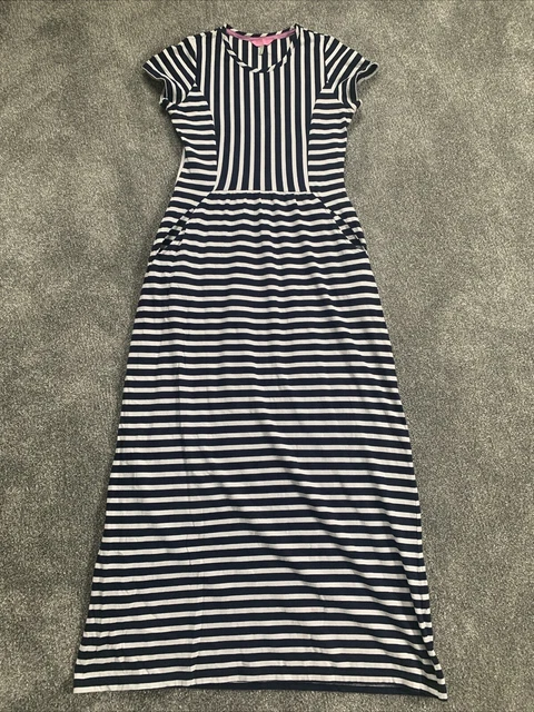 JOULES WOMENS TRUDY Jersey Maxi Dress With Pockets Blue Stripes 10 Brand New 30.00 PicClick UK